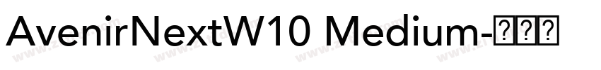 AvenirNextW10 Medium字体转换